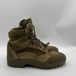 Mens Size 10 Wide Bates Vibram Olive Mojave Combat Hiker Brown Boots E03612A
